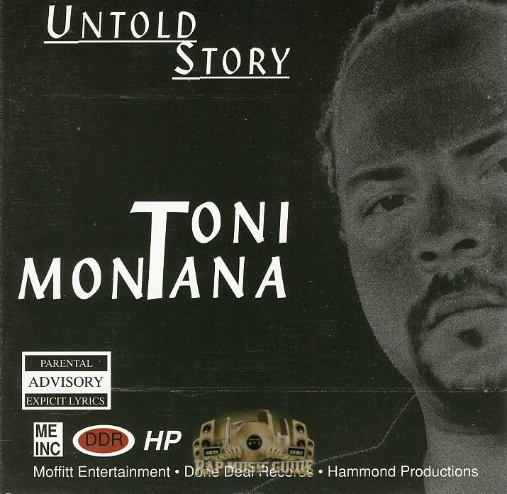 Toni Montana Untold Story CD Rap Music Guide